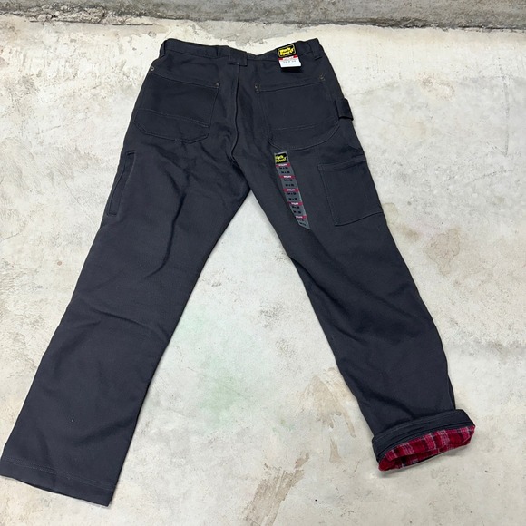 Work n Sport Utility Pants Mens 34x29 Fleece Lined Workwear Trousers New - Picture 1 of 9